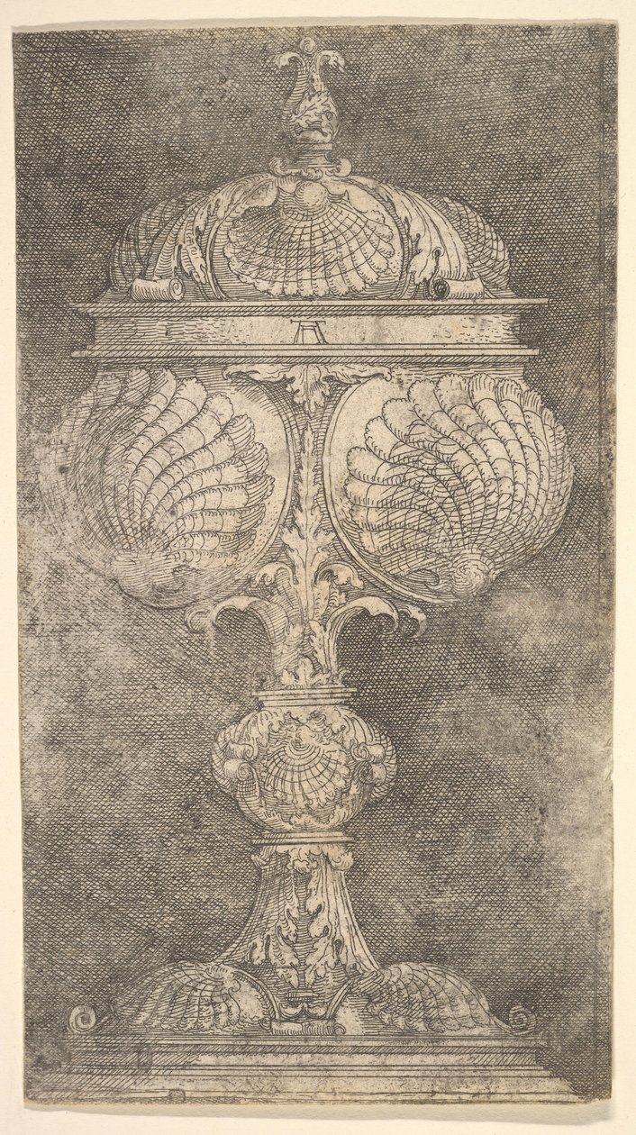 Copa cubierta con conchas, s.f. de Albrecht Altdorfer