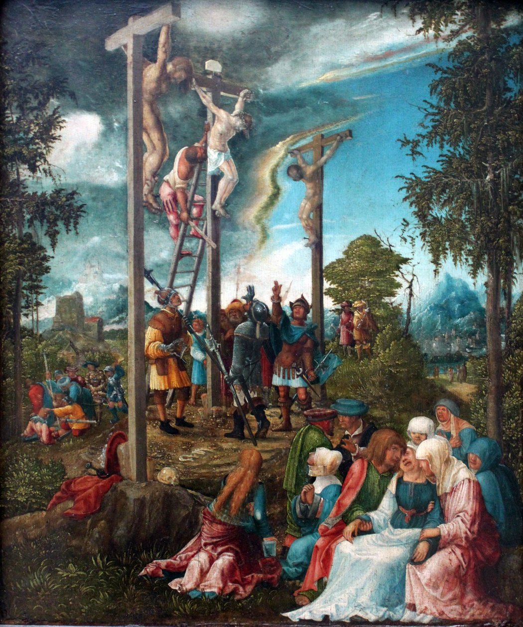 La crucifixión de Jesús de Albrecht Altdorfer