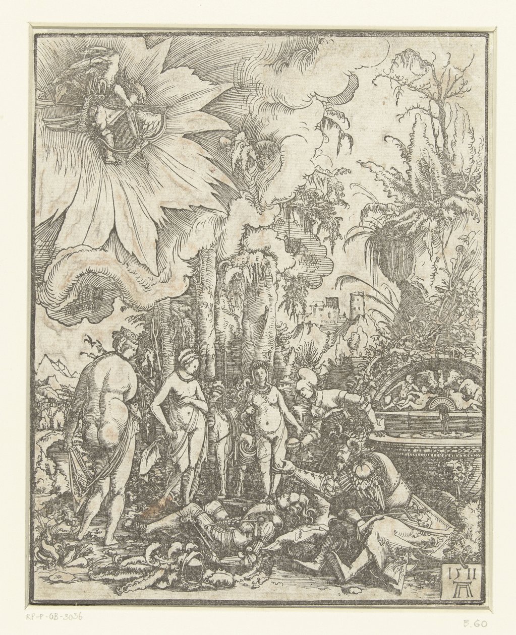 el sueño de París El juicio de París de Albrecht Altdorfer