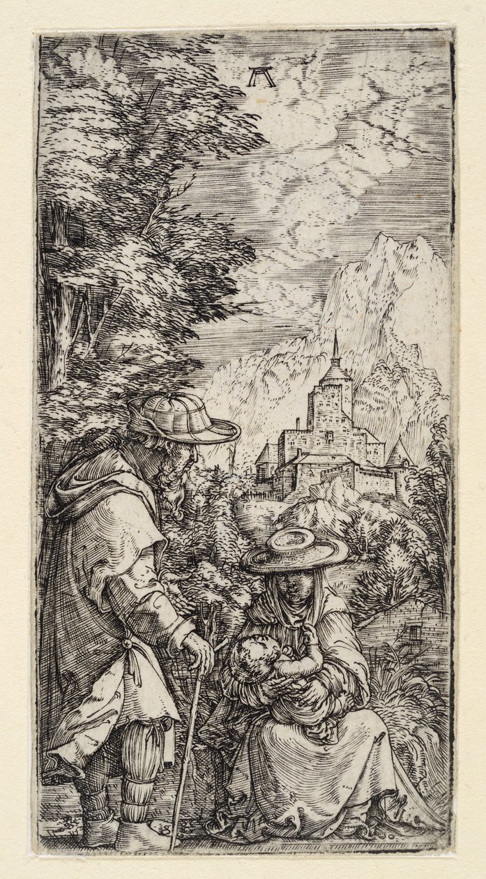La paz durante la huida a Egipto de Albrecht Altdorfer