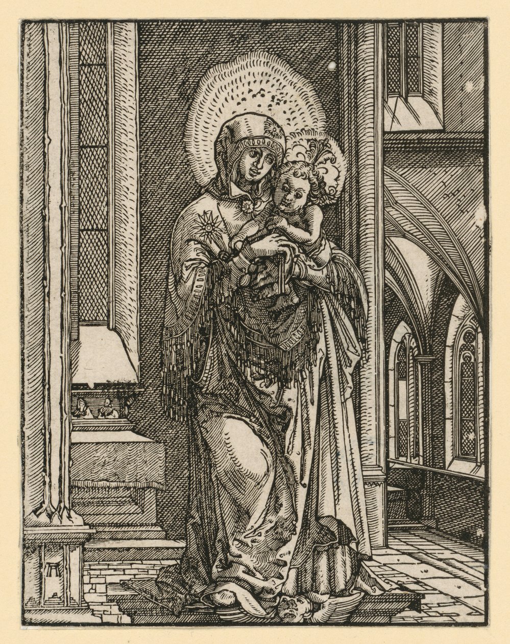 La «bella María de Ratisbona» en la iglesia de Albrecht Altdorfer
