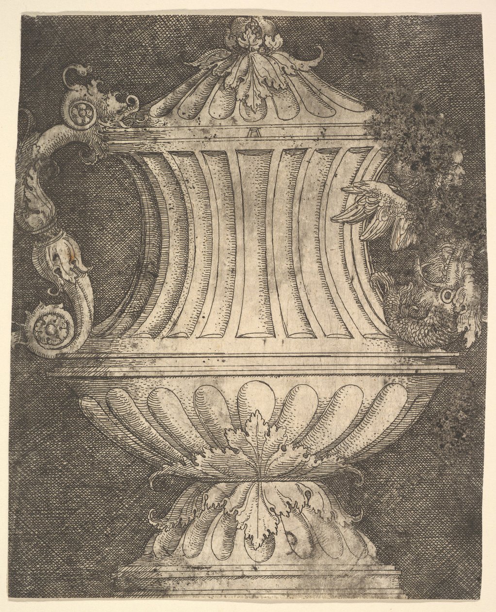 Jarra con una sirena de Albrecht Altdorfer