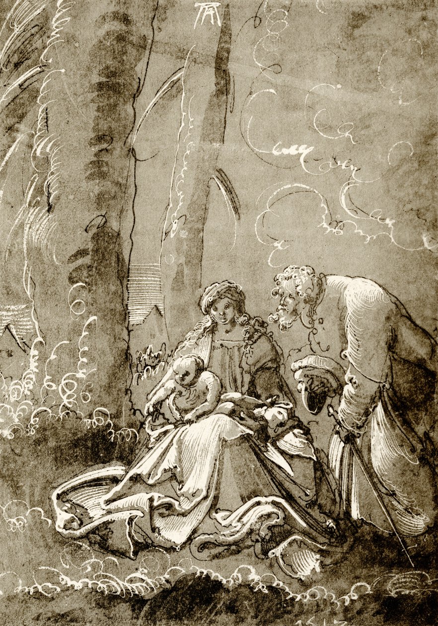 Sagrada Familia en el bosque de Albrecht Altdorfer