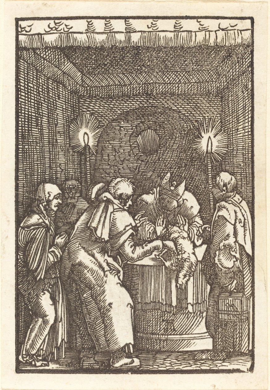 La ofrenda de Joaquín rechazada de Albrecht Altdorfer