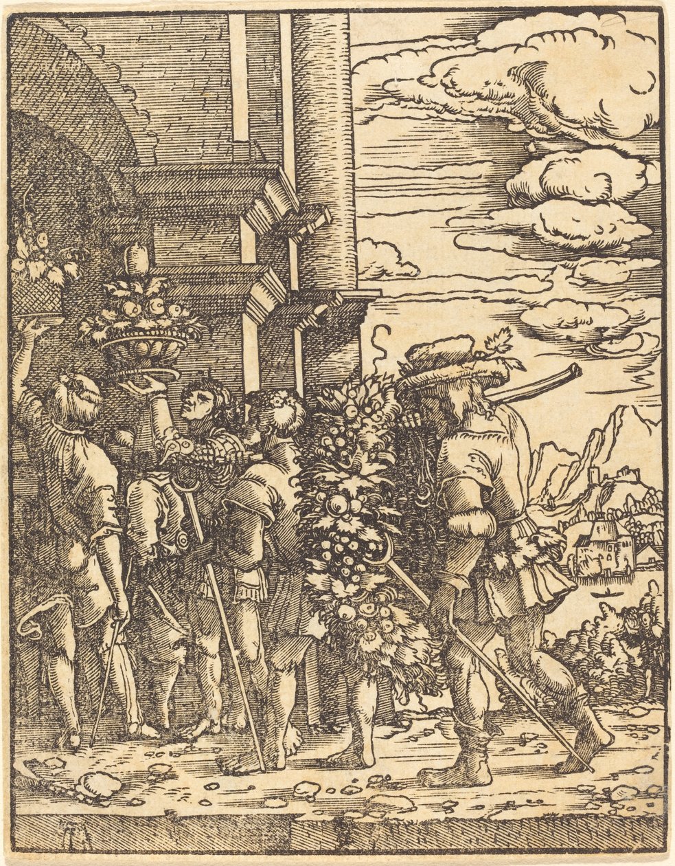 Josué y Caleb de Albrecht Altdorfer