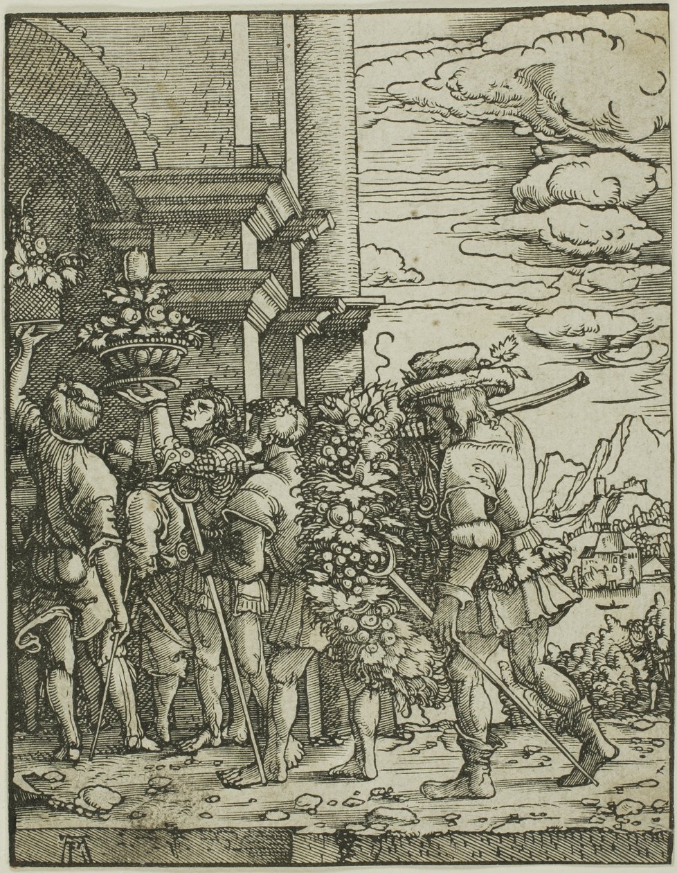 Josué y Caleb de Albrecht Altdorfer