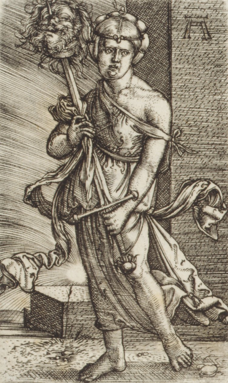 Judith con la cabeza de Holofernes de Albrecht Altdorfer