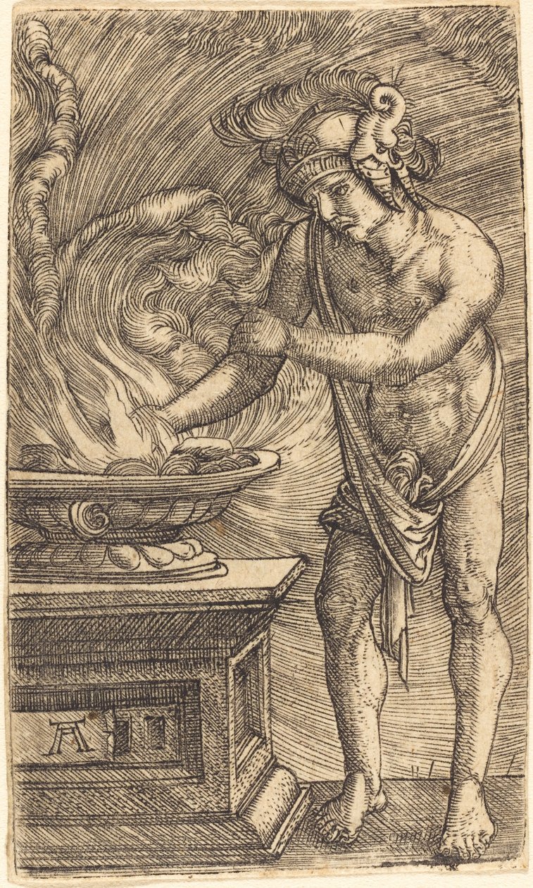 Mucio Escévola de Albrecht Altdorfer