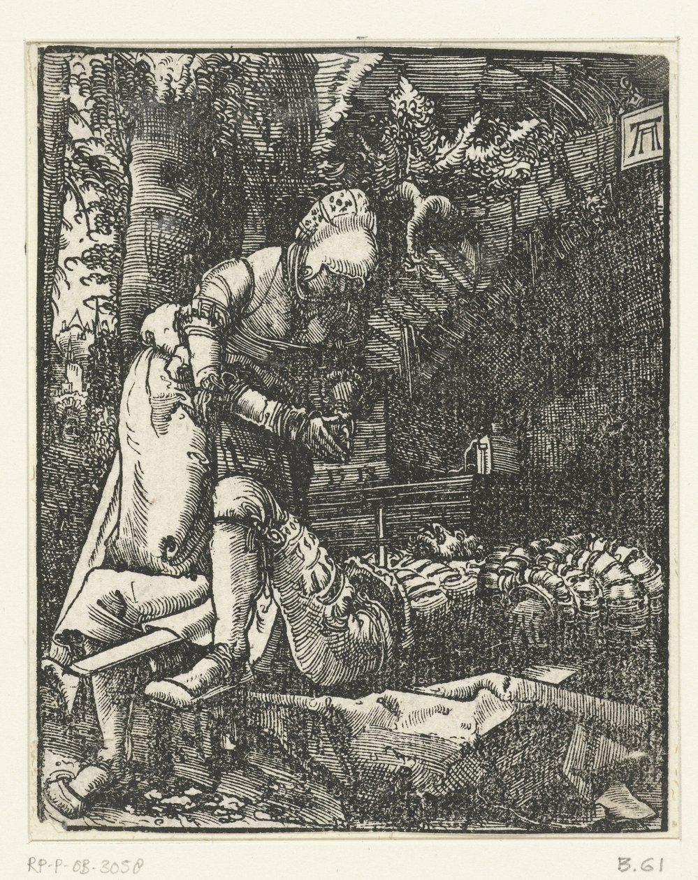 Píramo y Tisbe de Albrecht Altdorfer
