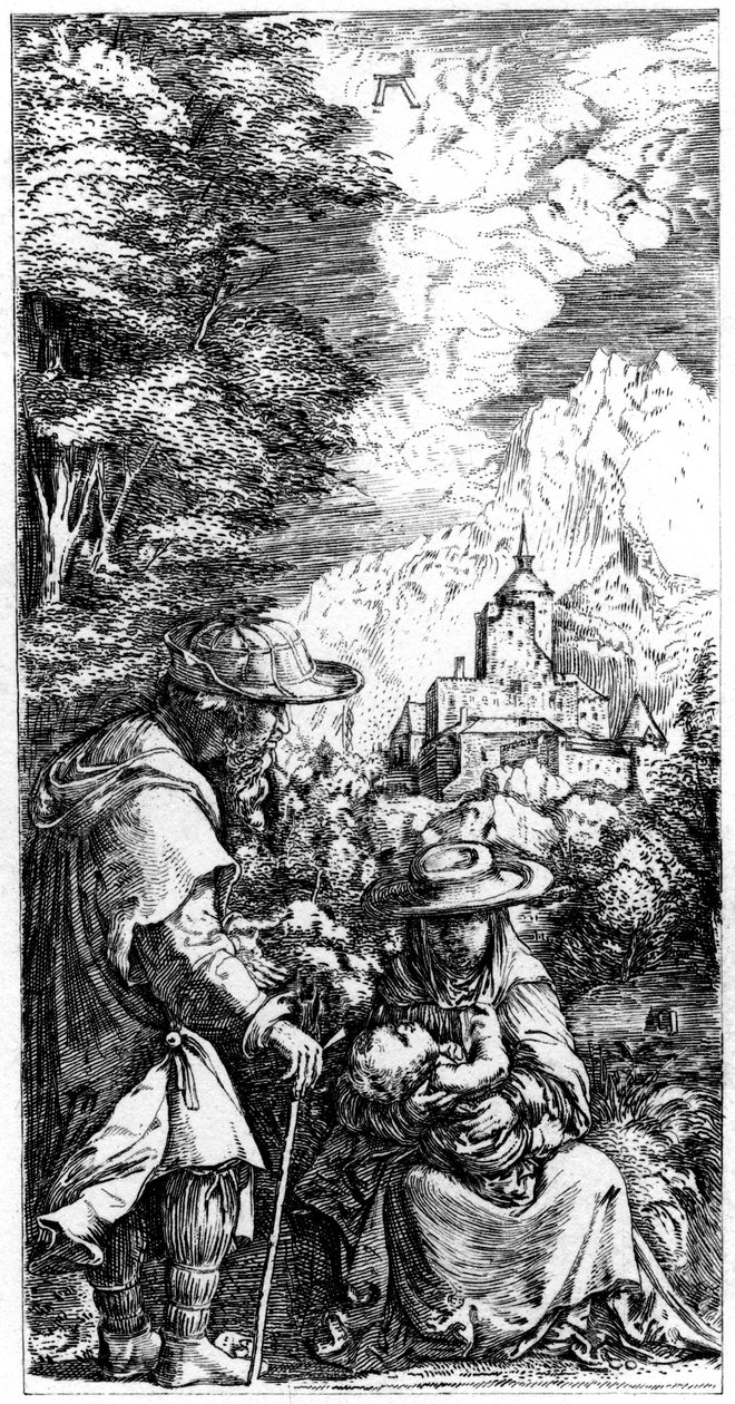 Descanso en la Huida a Egipto, c1515-1519 de Albrecht Altdorfer
