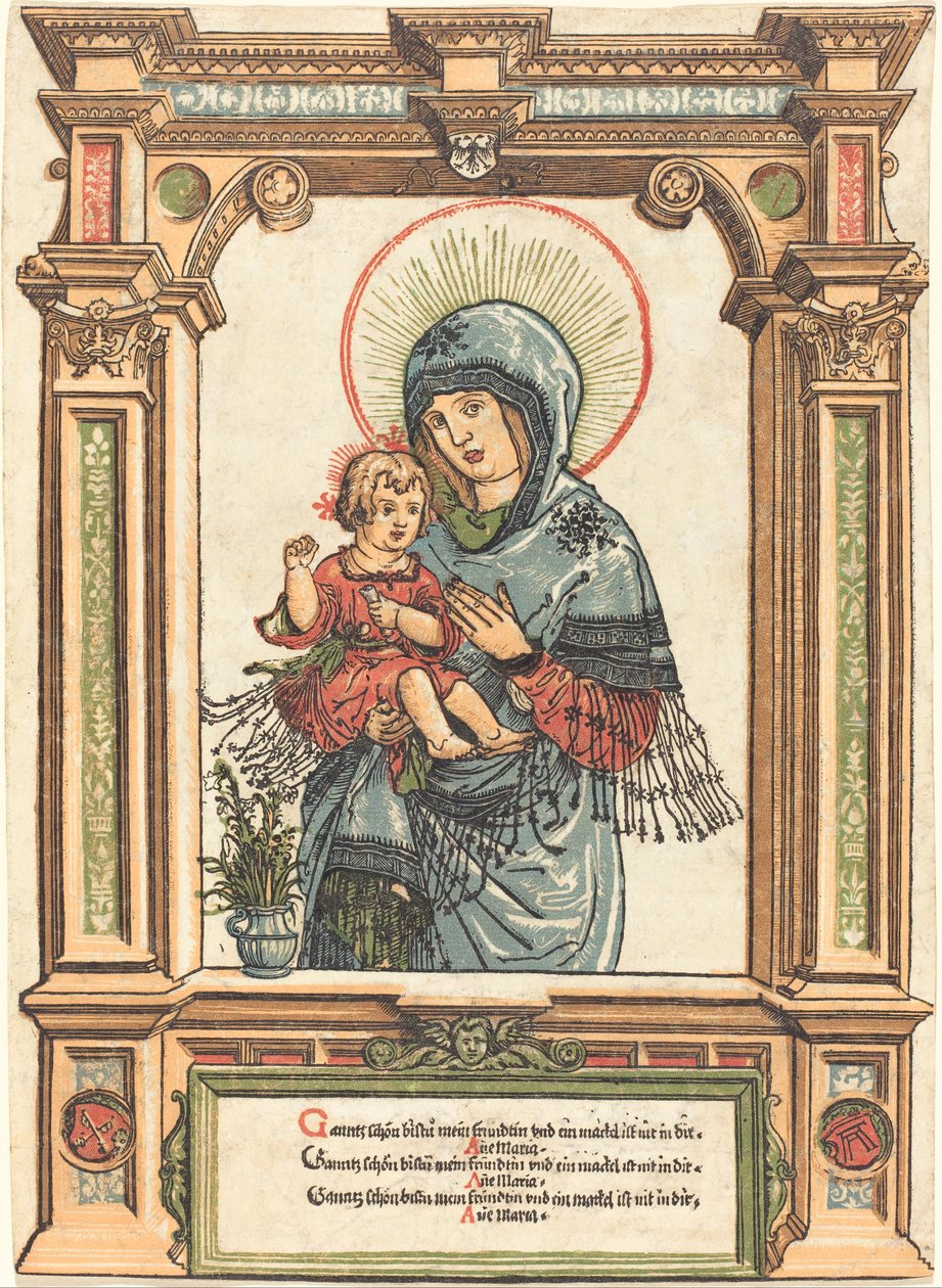 La Bella Virgen de Ratisbona de Albrecht Altdorfer