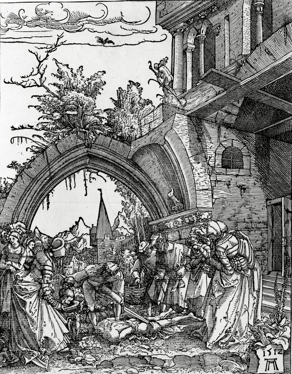 La decapitación de San Juan Bautista de Albrecht Altdorfer