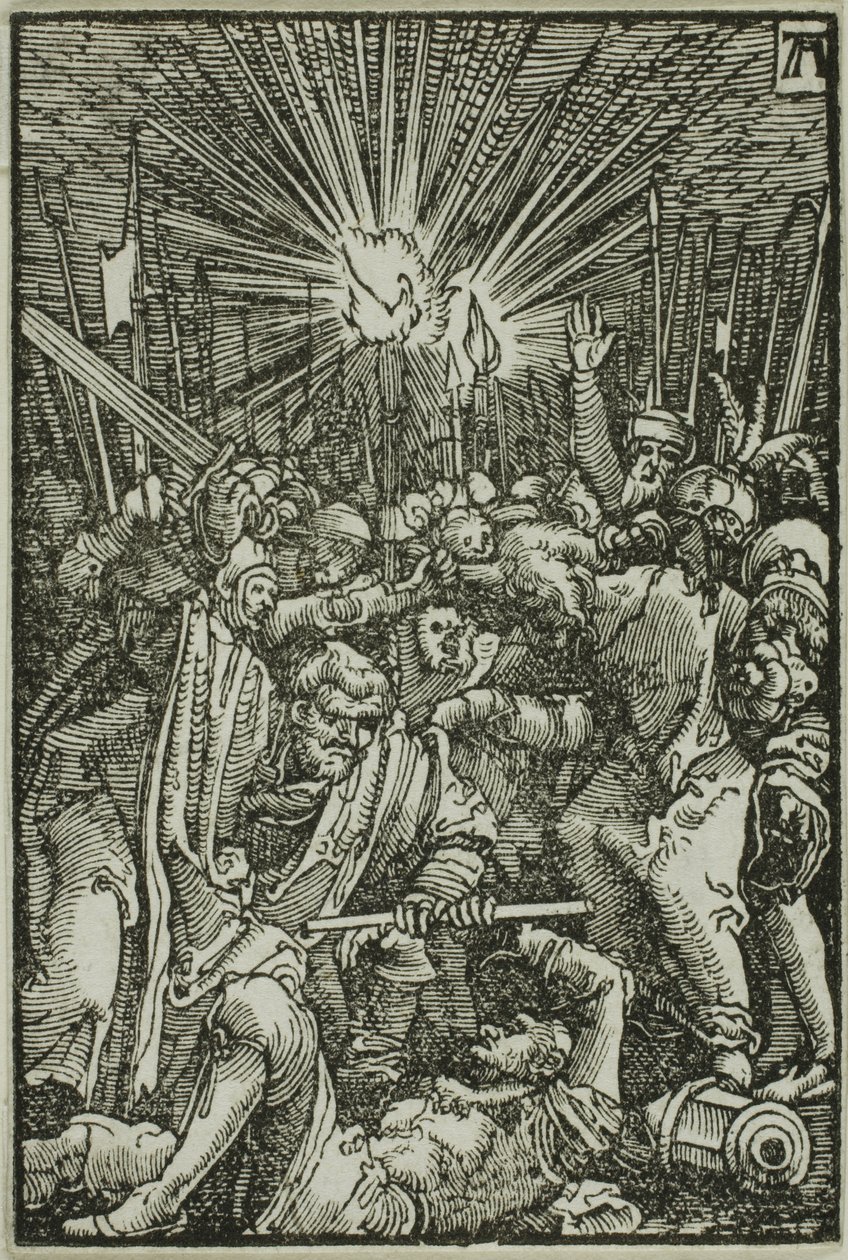 La traición, de La caída y redención del hombre de Albrecht Altdorfer