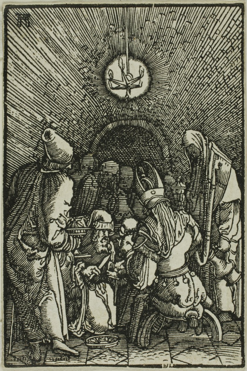 La circuncisión, de La caída y redención del hombre de Albrecht Altdorfer