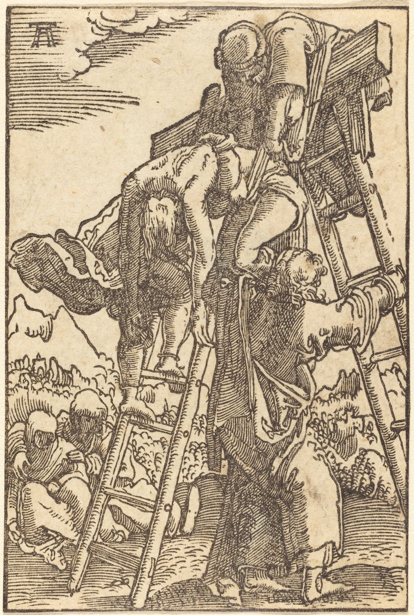 El descendimiento de la cruz de Albrecht Altdorfer