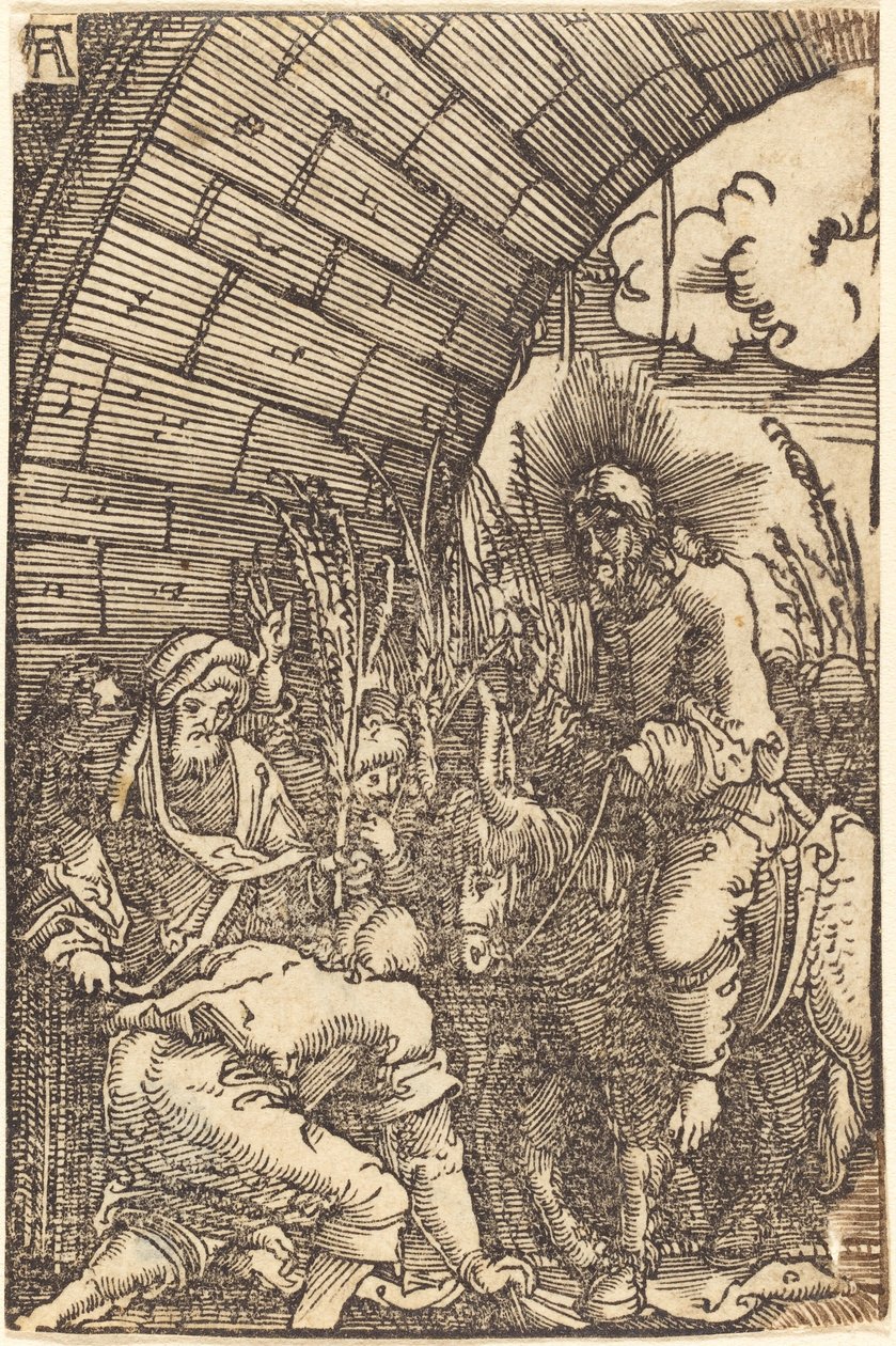 La entrada en Jerusalén de Albrecht Altdorfer