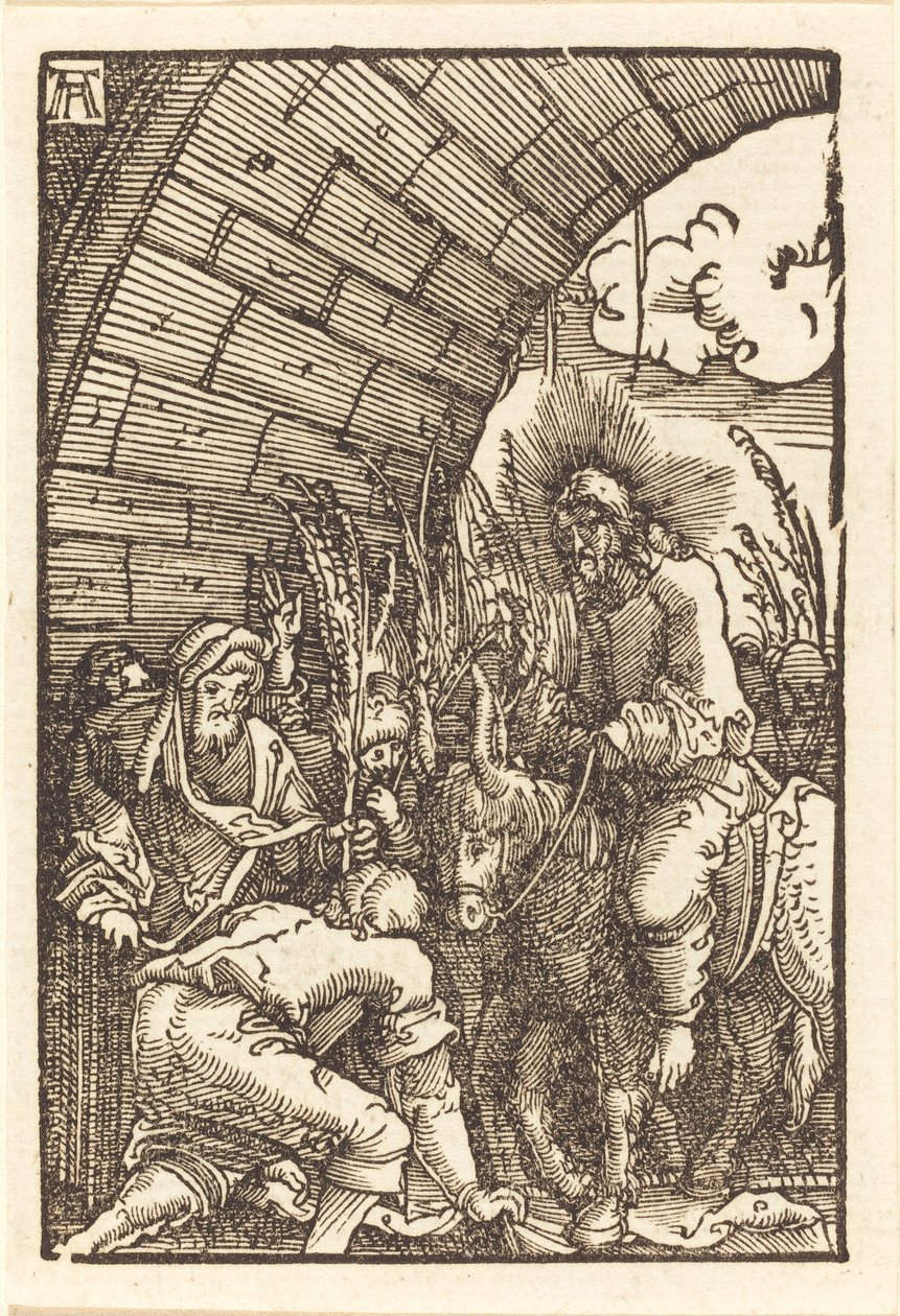 La entrada en Jerusalén de Albrecht Altdorfer