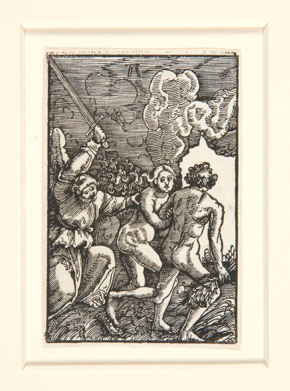 La Expulsión del Paraíso, de La Caída y Redención del Hombre de Albrecht Altdorfer