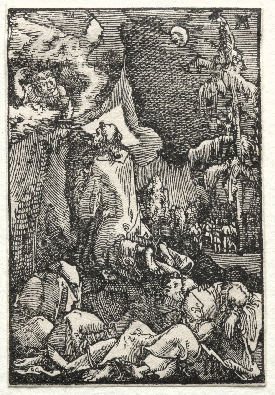 La Caída y Redención del Hombre: Cristo en el Monte de los Olivos, c. 1515 de Albrecht Altdorfer
