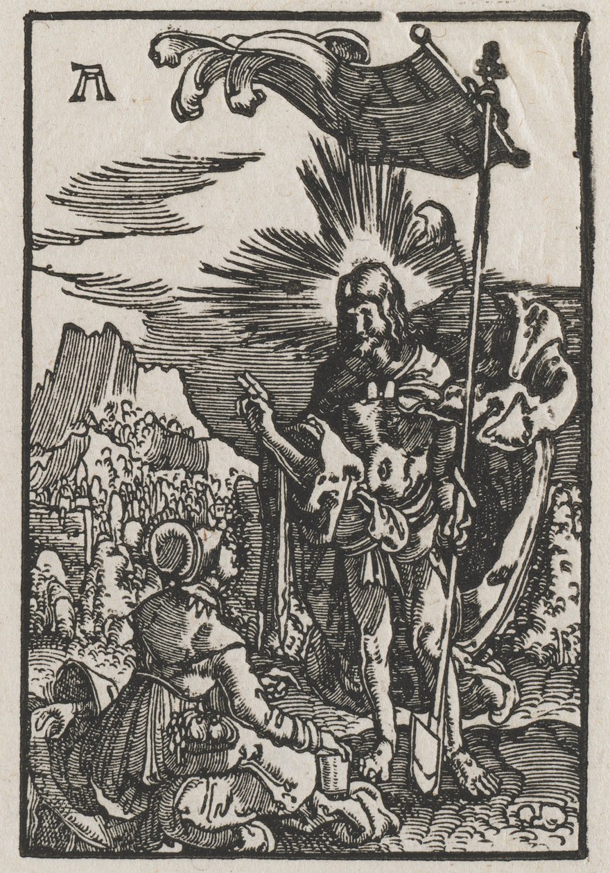 La Caída y Redención del Hombre: Cristo Apareciendo a Santa María Magdalena de Albrecht Altdorfer