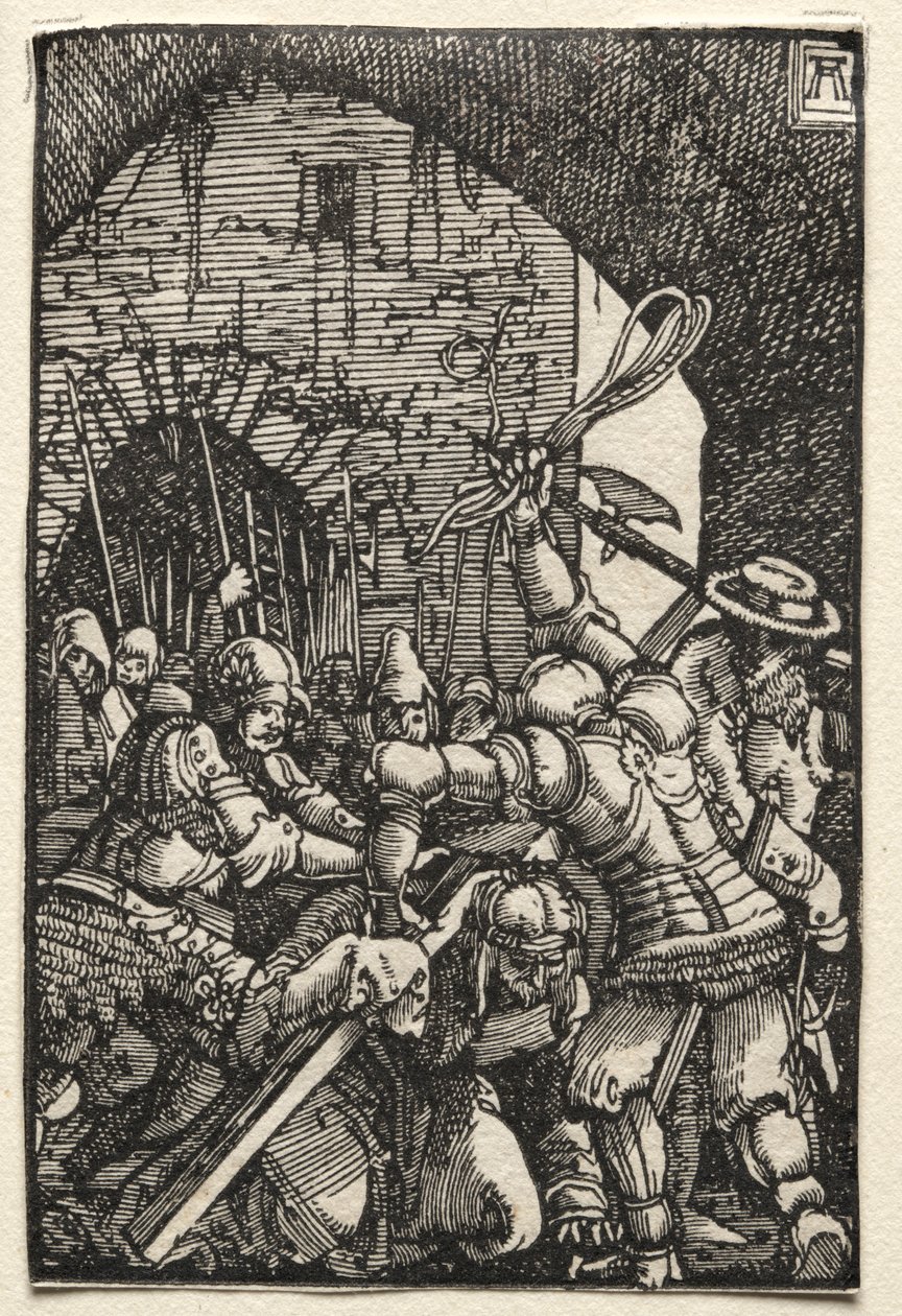 La caída y redención del hombre: Cristo llevando la cruz, c. 1515 de Albrecht Altdorfer
