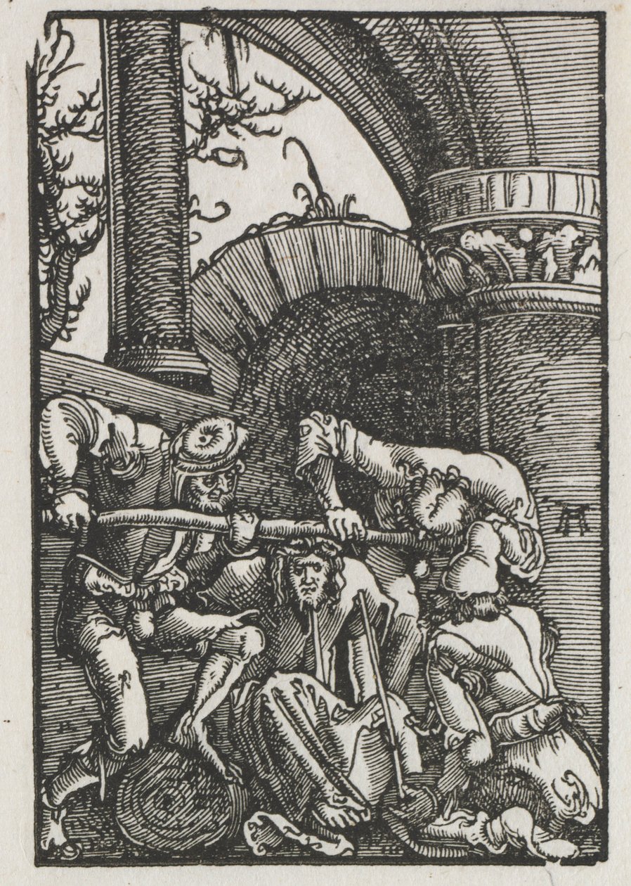 La Caída y Redención del Hombre: Cristo Coronado de Espinas de Albrecht Altdorfer
