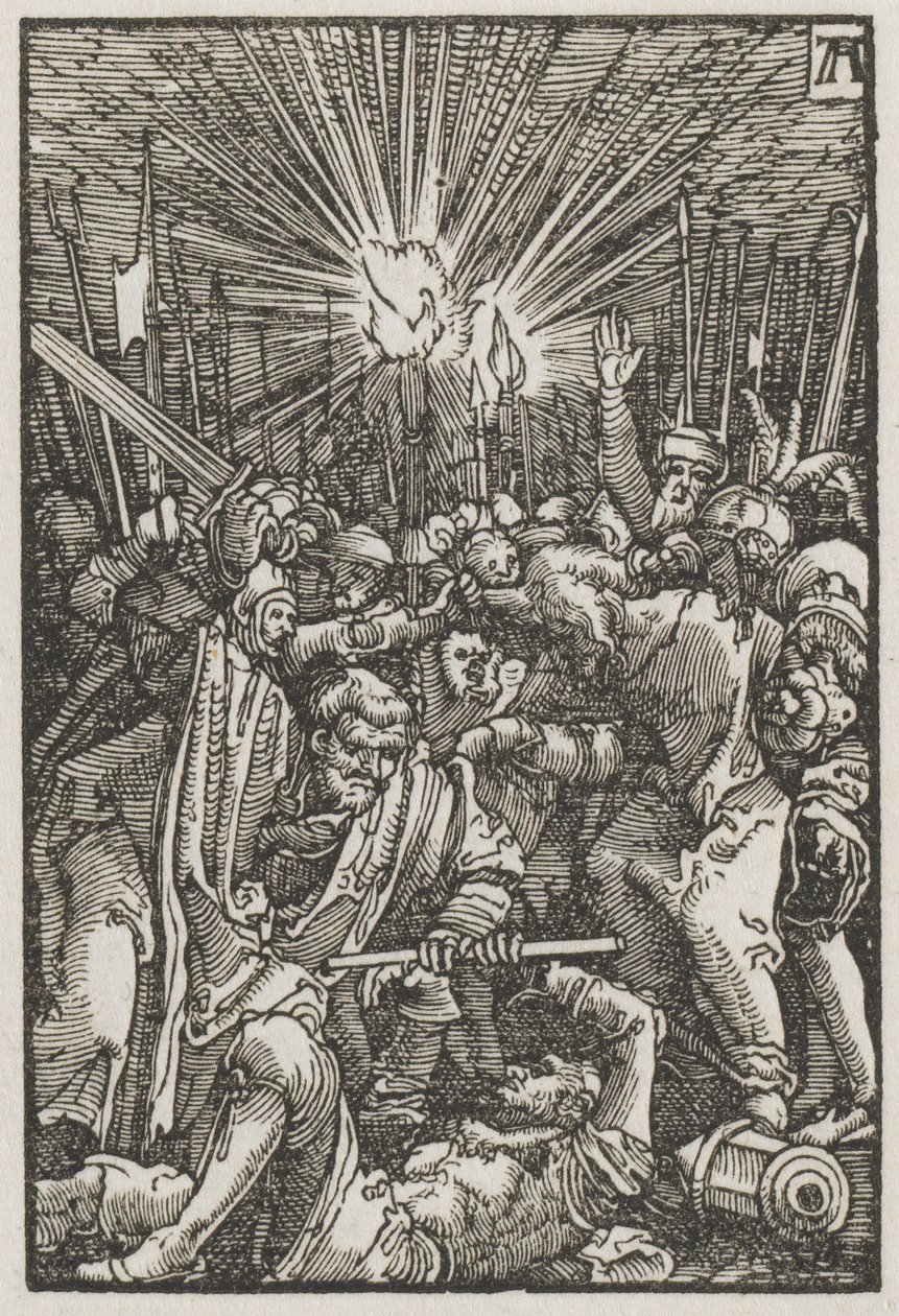 La caída y redención del hombre: Cristo capturado de Albrecht Altdorfer