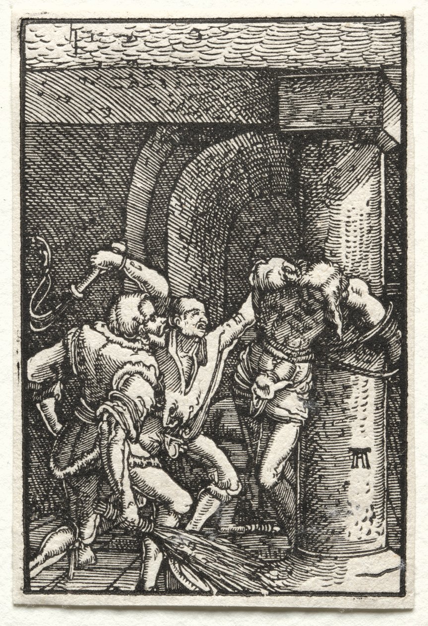 La Caída y Redención del Hombre: Flagelación de Cristo, c. 1515 de Albrecht Altdorfer
