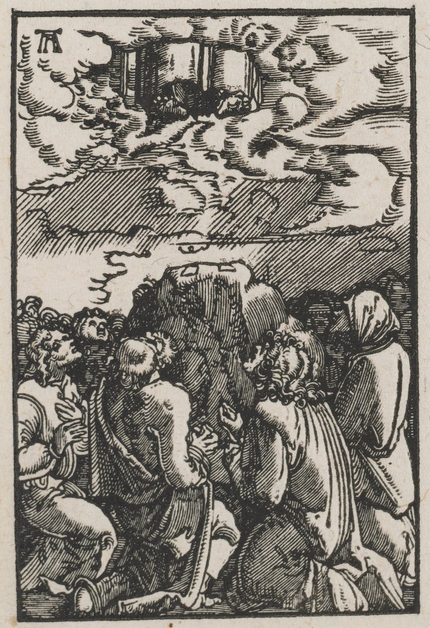 La caída y redención del hombre: La ascensión, c. 1515 de Albrecht Altdorfer