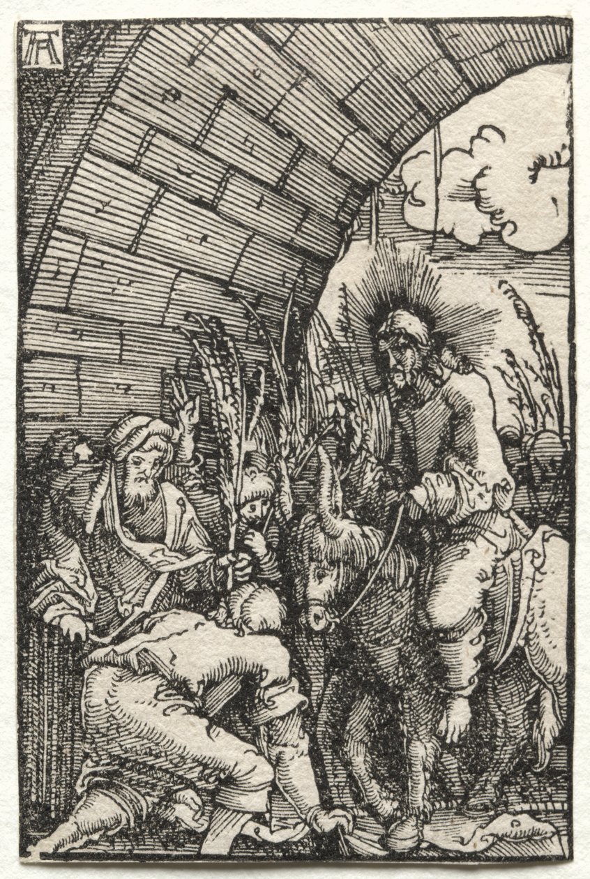 La caída y redención del hombre: La entrada en Jerusalén de Albrecht Altdorfer