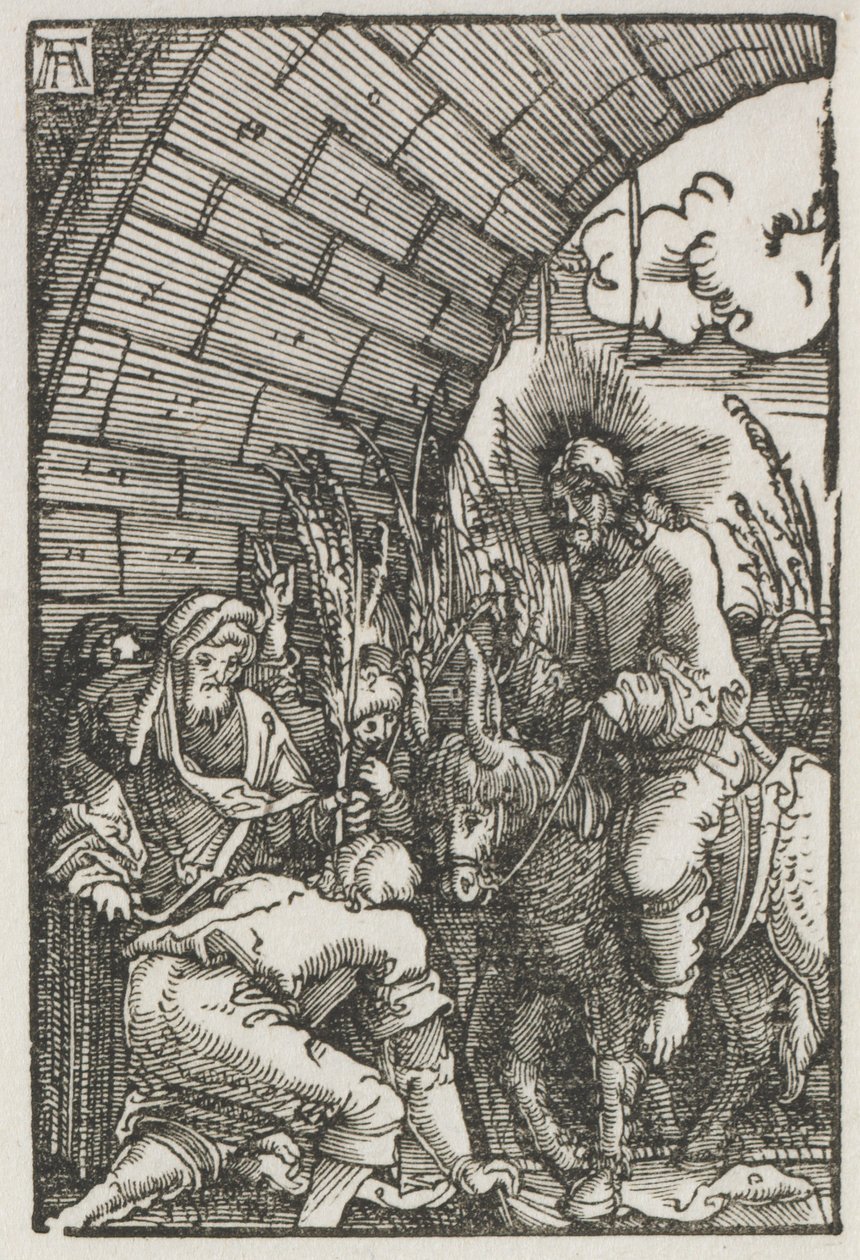 La caída y redención del hombre: La entrada en Jerusalén de Albrecht Altdorfer