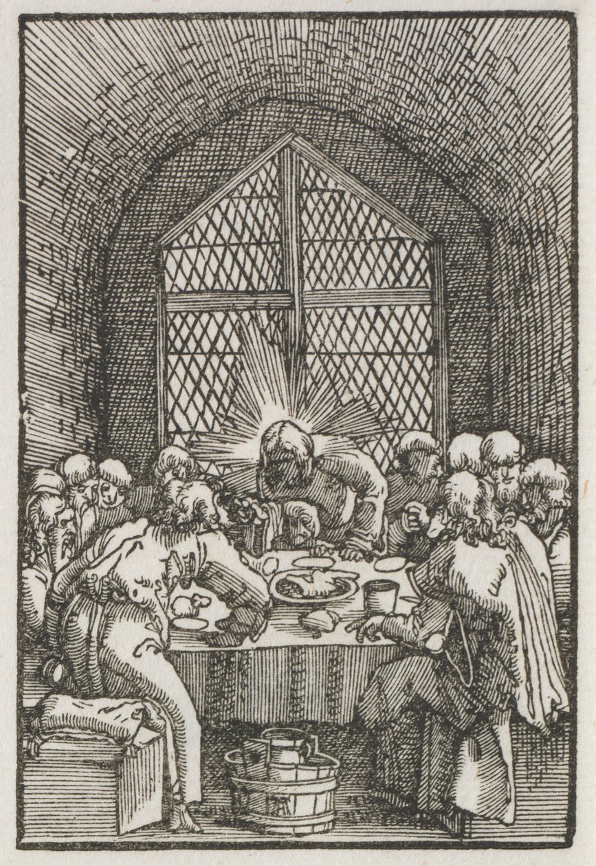 La caída y redención del hombre: La Última Cena de Albrecht Altdorfer