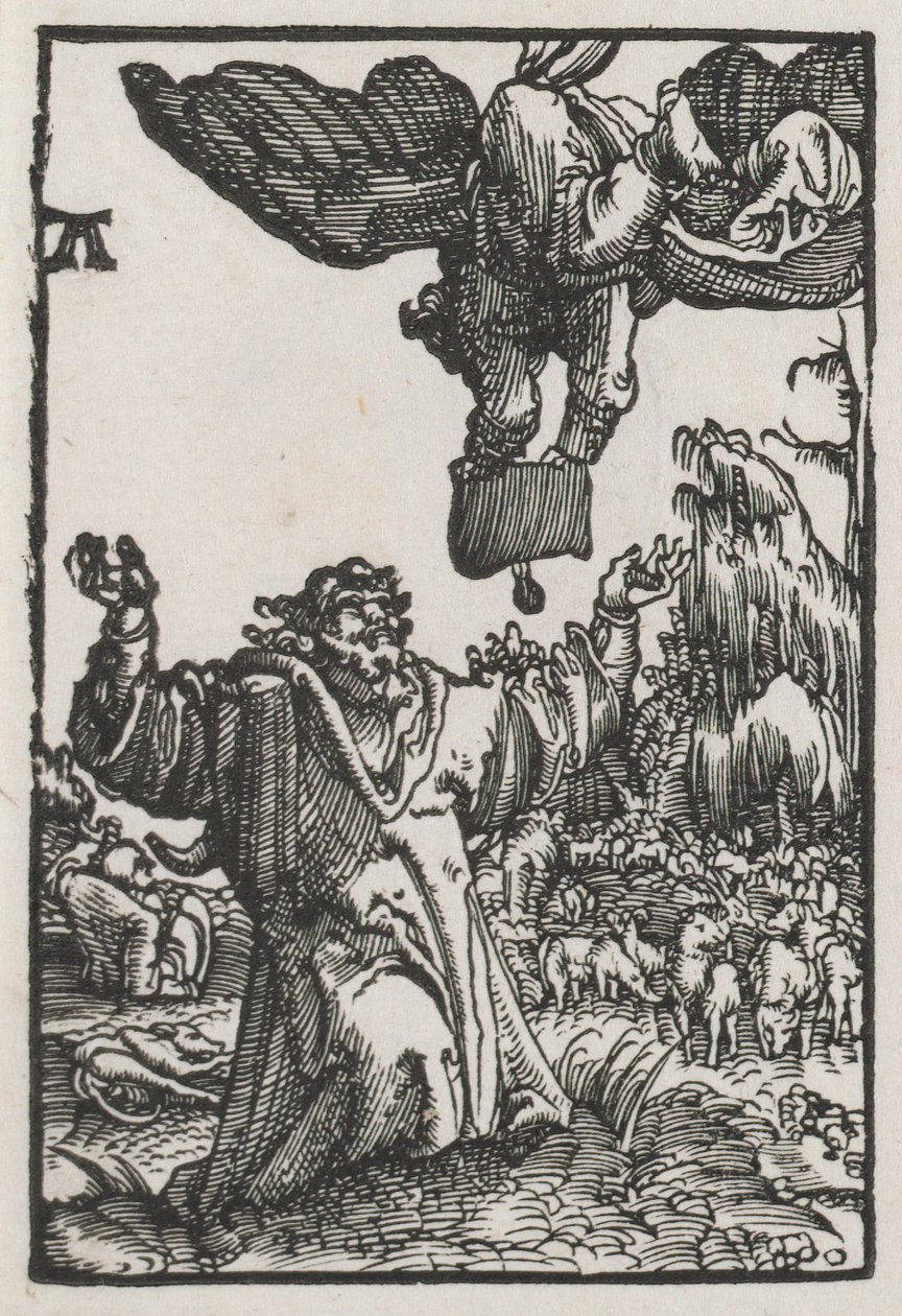La caída y redención del hombre: El mensaje del ángel a Joaquín de Albrecht Altdorfer