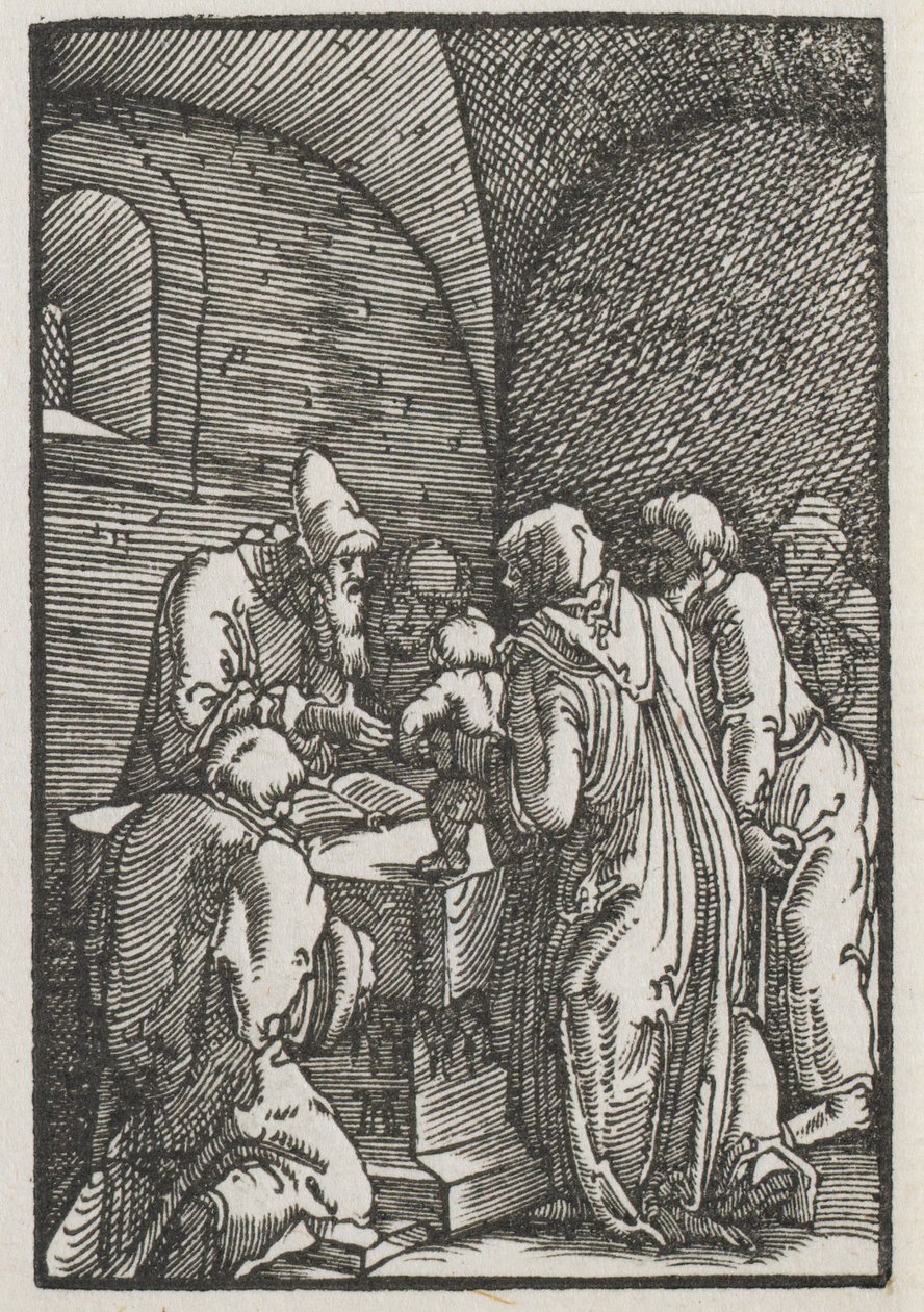 La Caída y Redención del Hombre: La Presentación de Cristo en el Templo de Albrecht Altdorfer