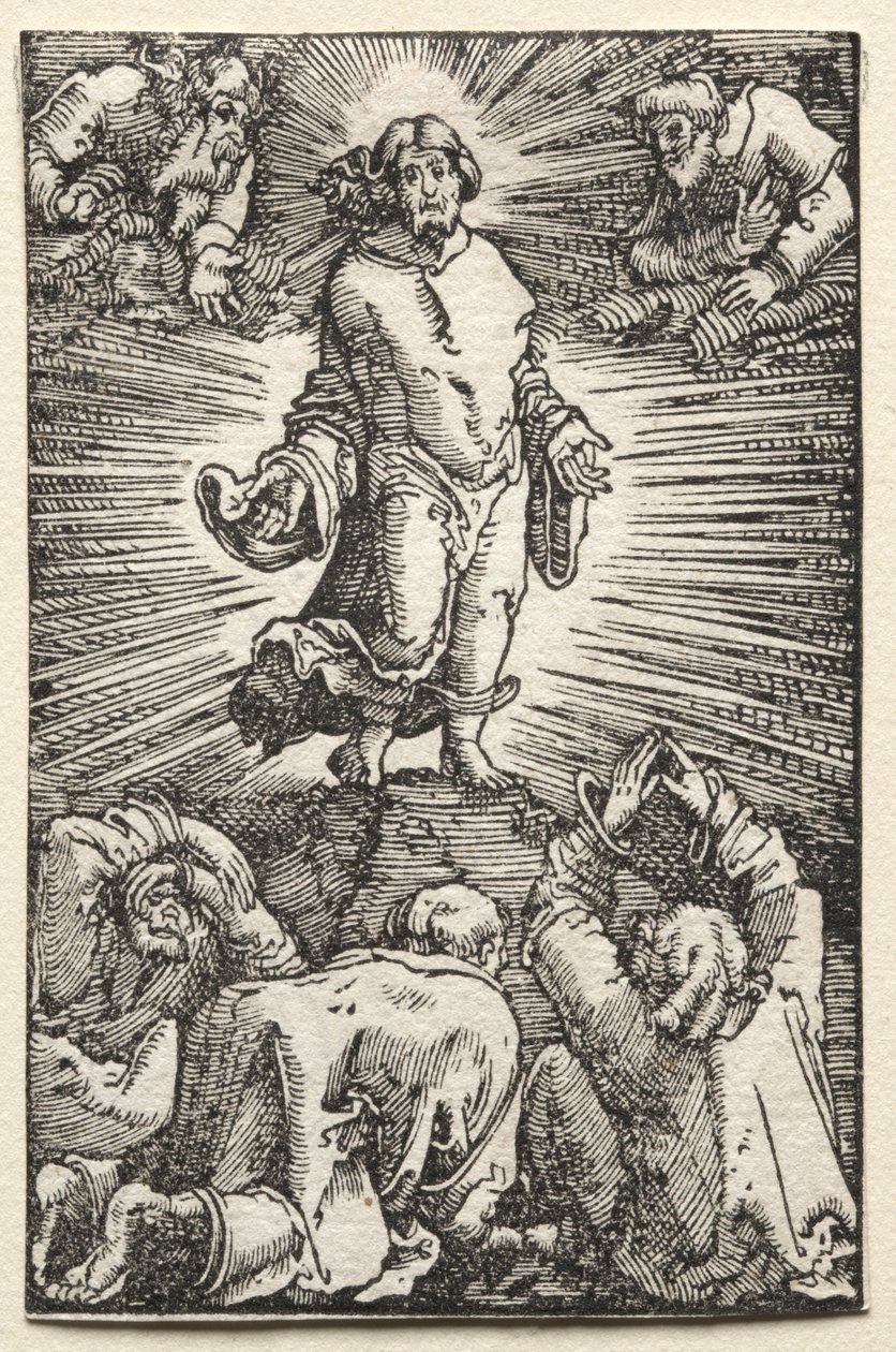 La caída y redención del hombre: La transfiguración, c. 1515 de Albrecht Altdorfer