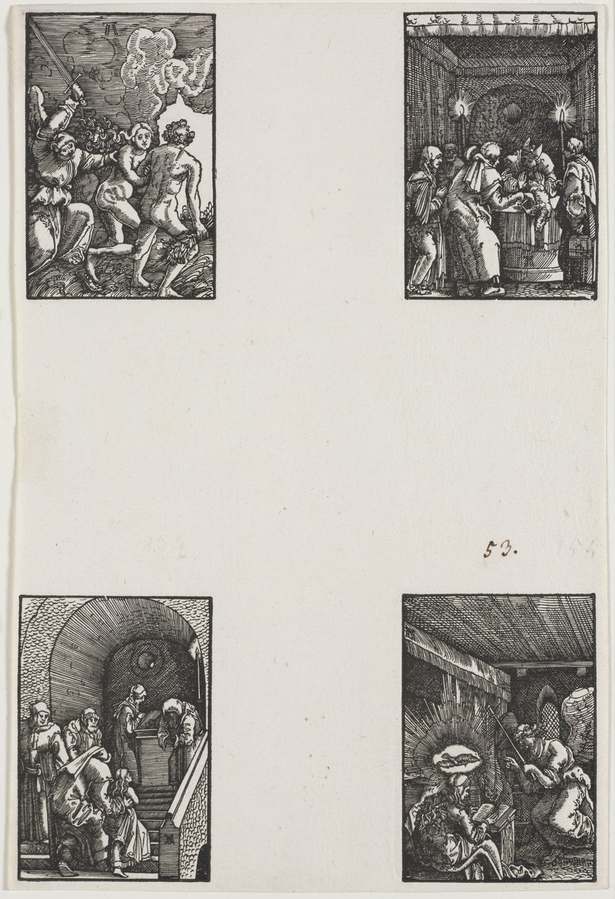 La Caída y Redención del Hombre, c. 1515 de Albrecht Altdorfer