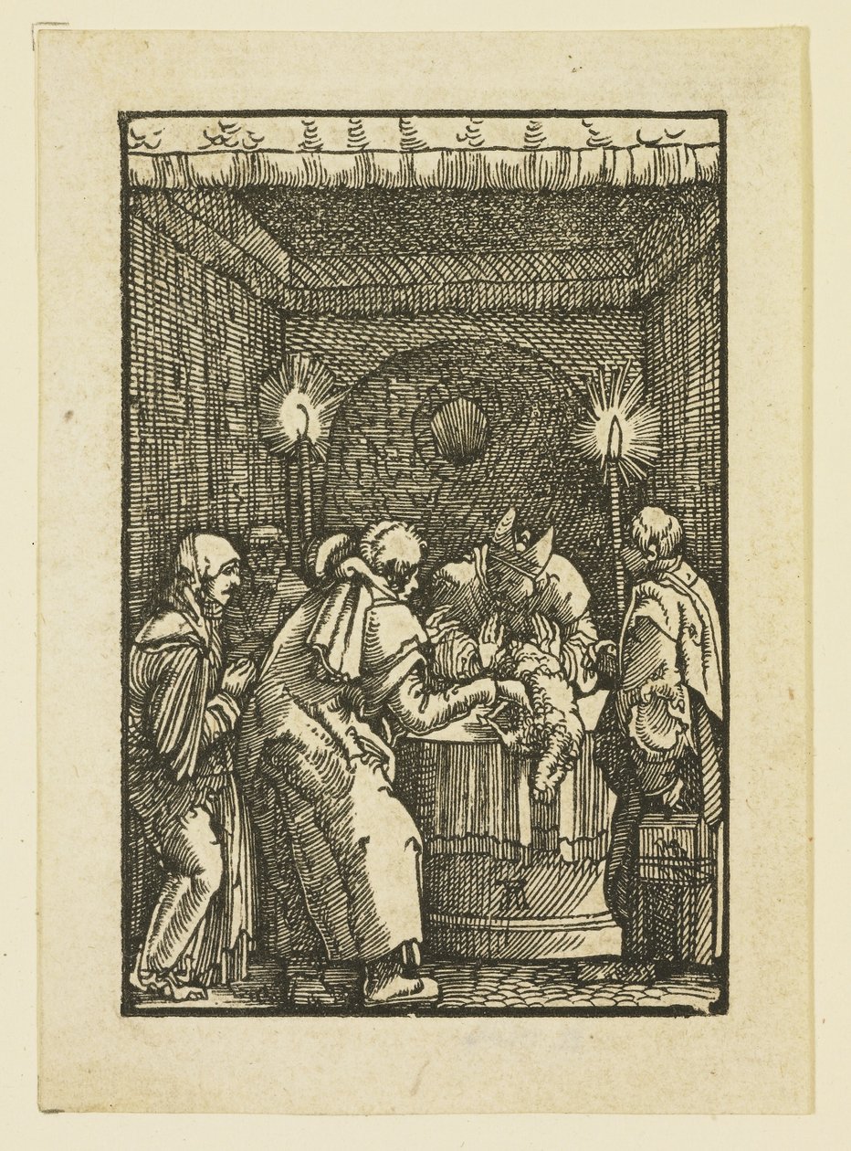El sumo sacerdote rechazando la ofrenda de Joaquín de Albrecht Altdorfer
