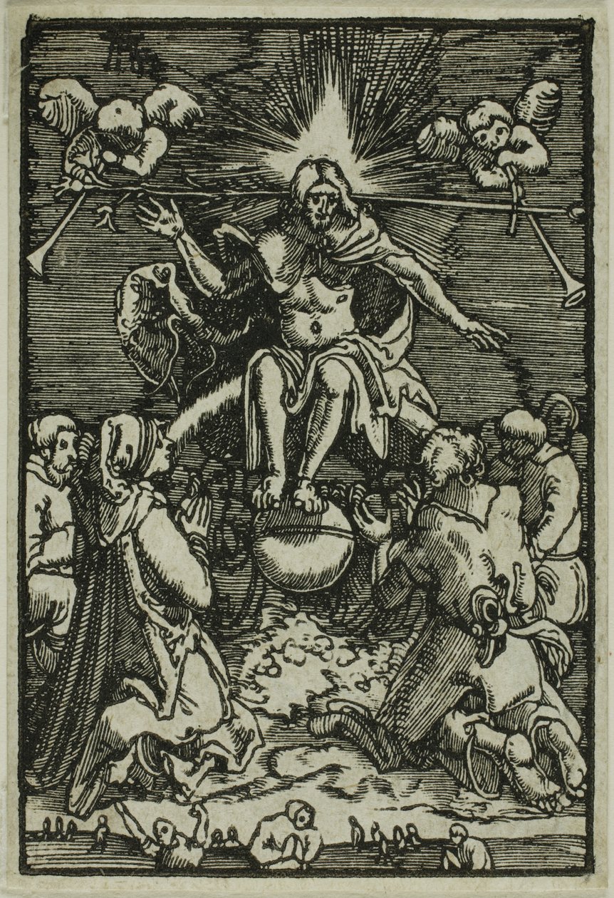 El Juicio Final, de La Caída y Redención del Hombre de Albrecht Altdorfer