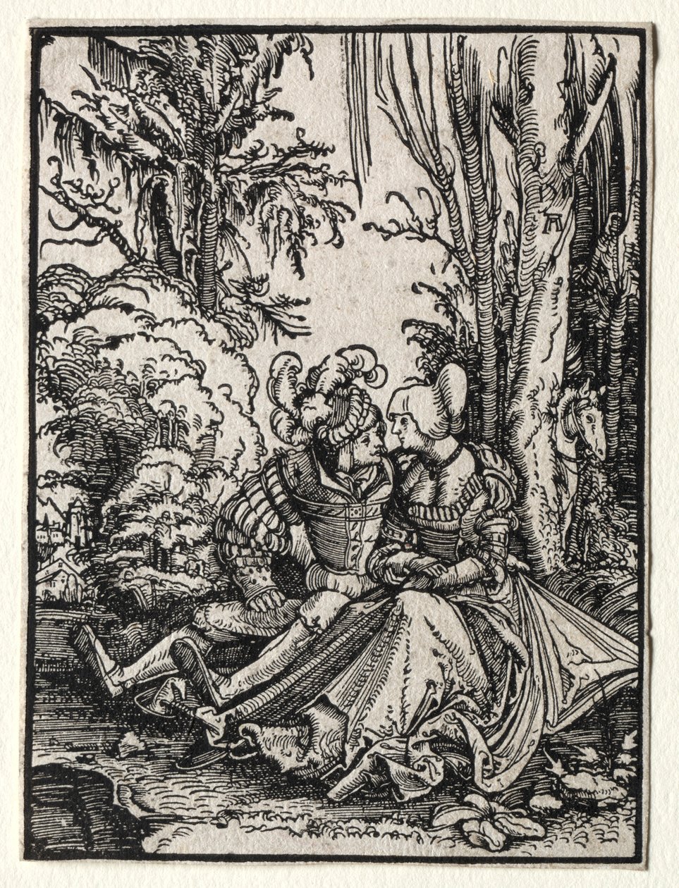 Los amantes, 1511 de Albrecht Altdorfer