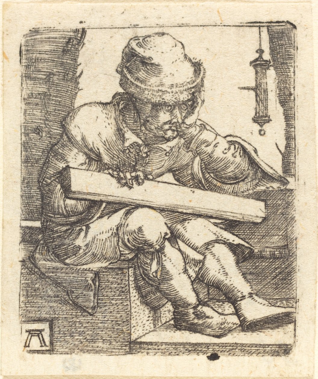 El Carpintero Pensativo de Albrecht Altdorfer