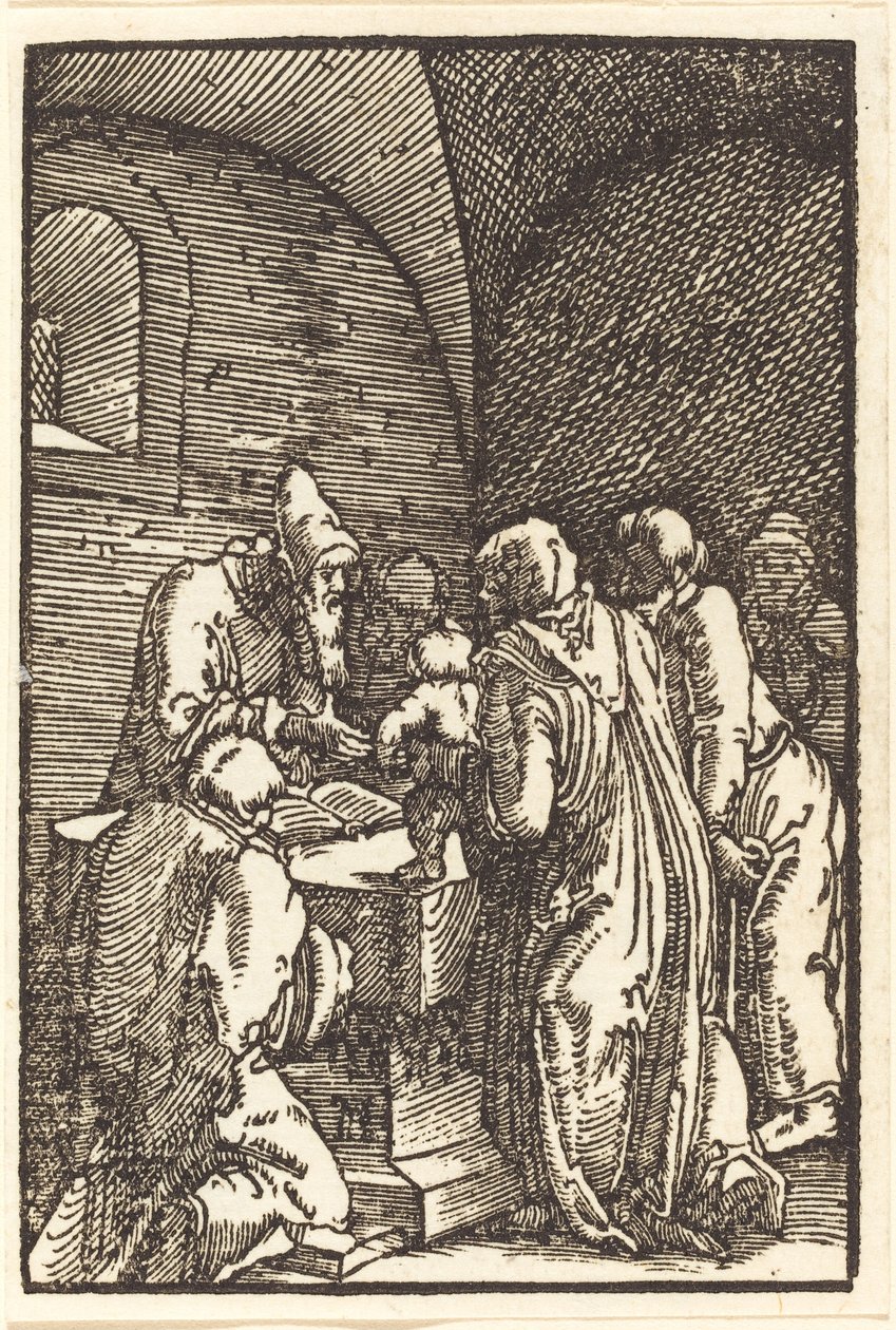 La Presentación de Cristo en el Templo de Albrecht Altdorfer