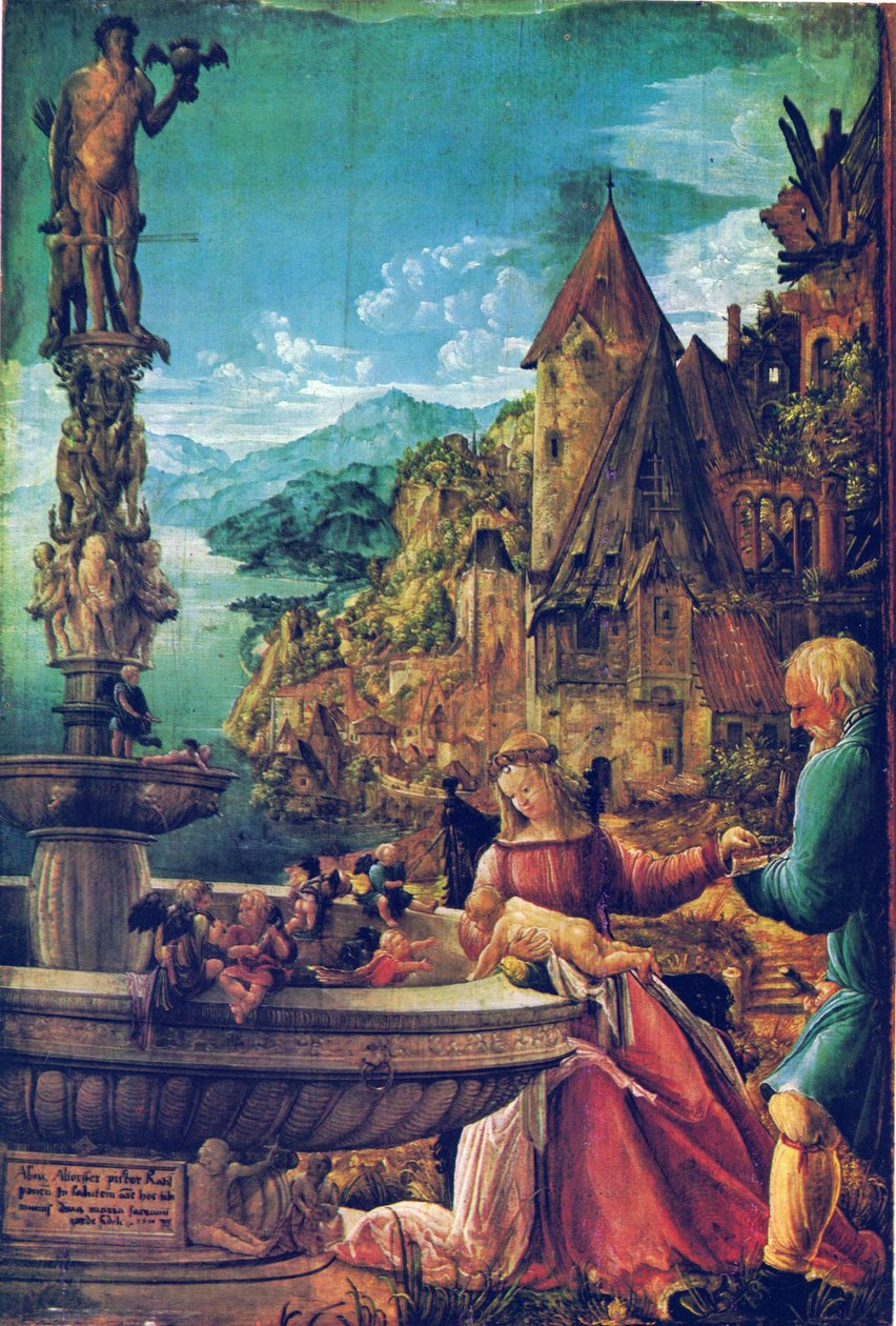 El descanso en la huida a Egipto de Albrecht Altdorfer