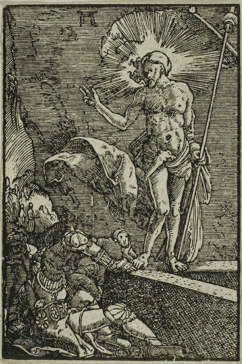 La Resurrección, de La Caída y Redención del Hombre de Albrecht Altdorfer