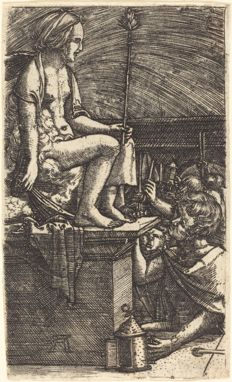 La cortesana romana (La venganza del mago Virgilio) de Albrecht Altdorfer