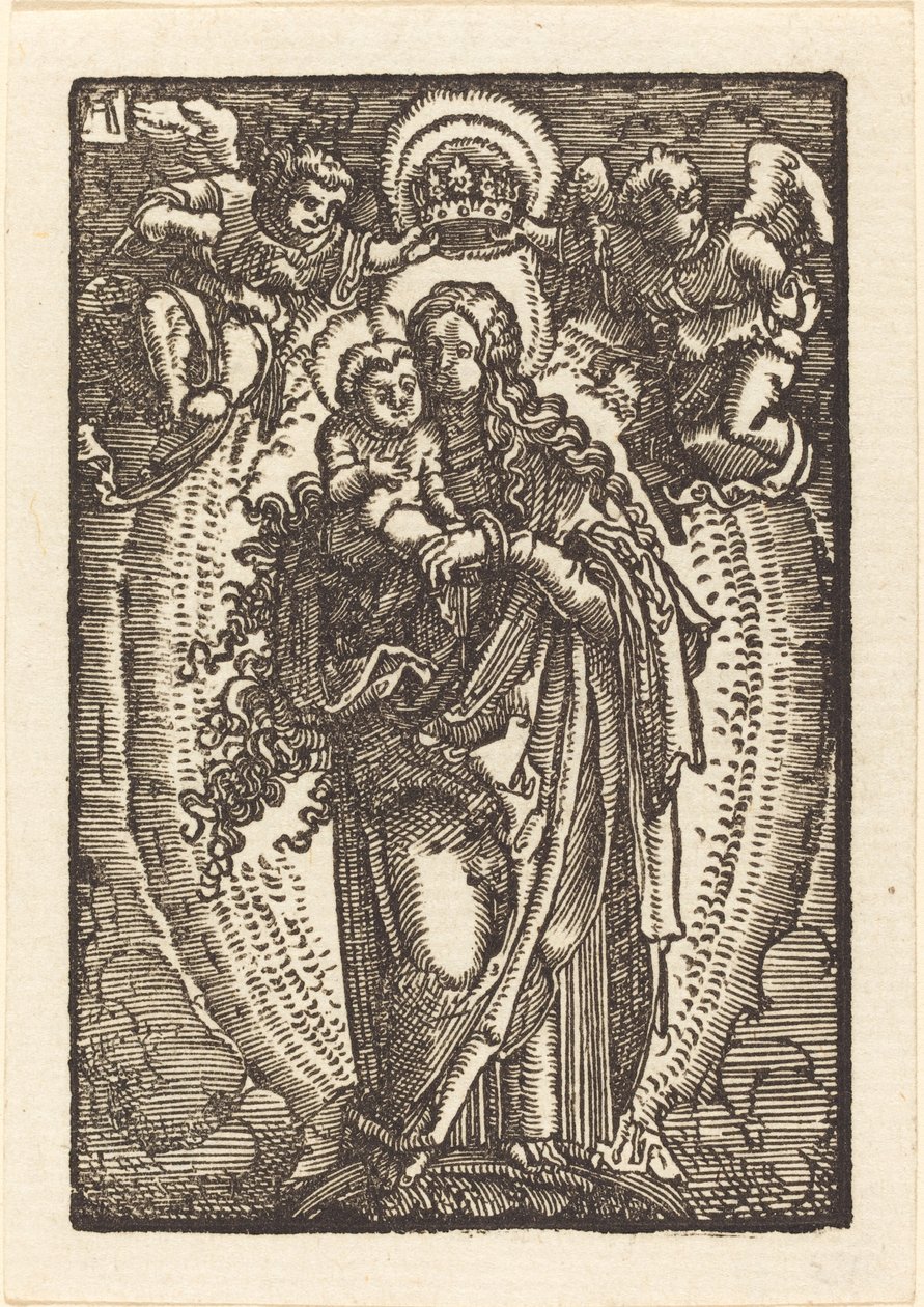 La Virgen como Reina del Cielo de Albrecht Altdorfer