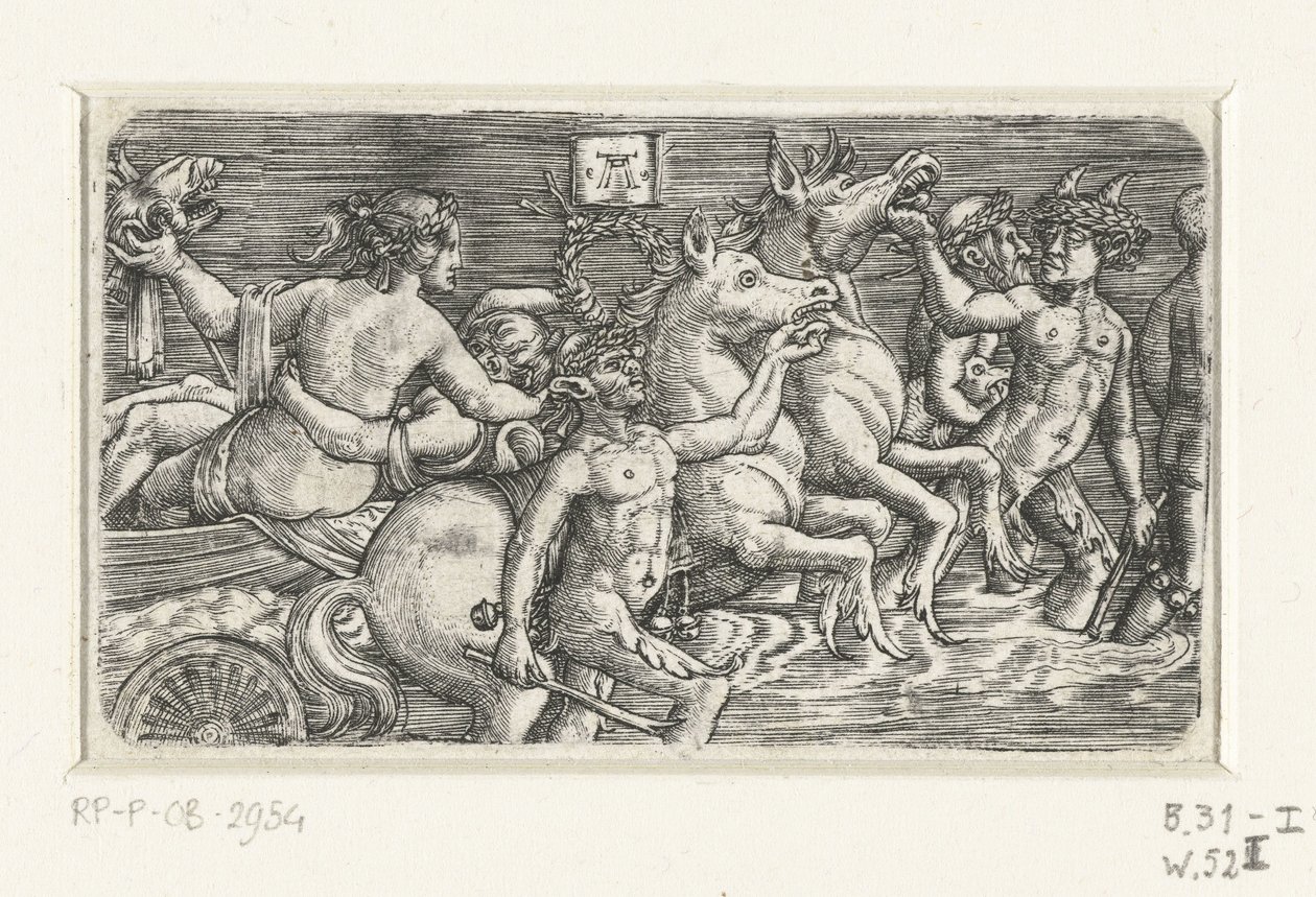 Triunfo de los dioses del mar de Albrecht Altdorfer