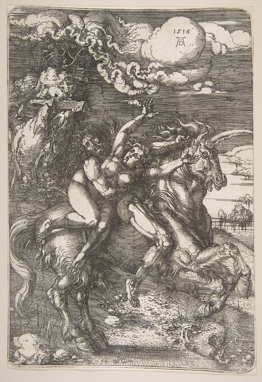Rapto de Proserpina de Albrecht Dürer