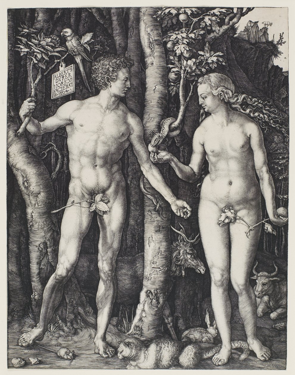 Adán y Eva de Albrecht Dürer
