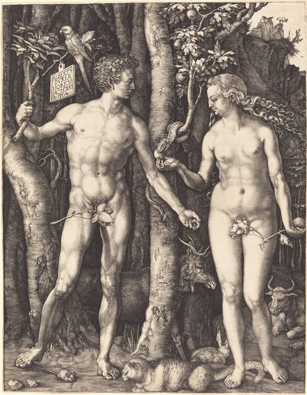 Adán y Eva de Albrecht Dürer