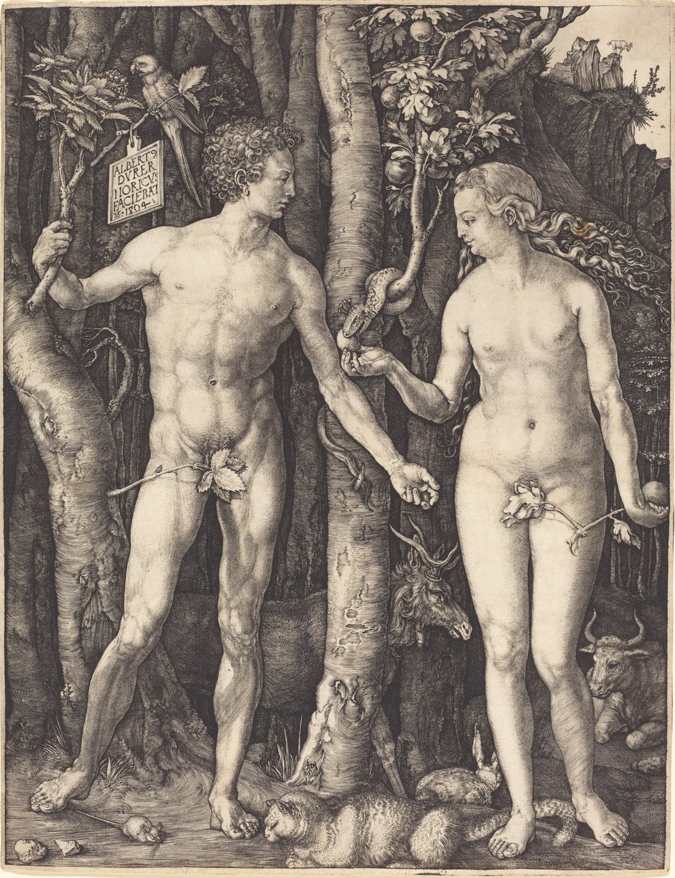 Adán y Eva de Albrecht Dürer